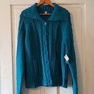 St. John's Bay Cardigan XL